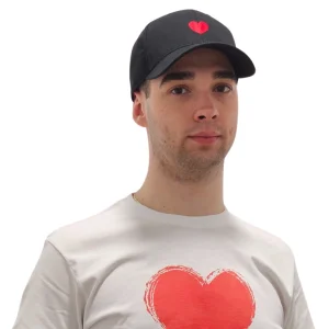 Kačket Srce Crni