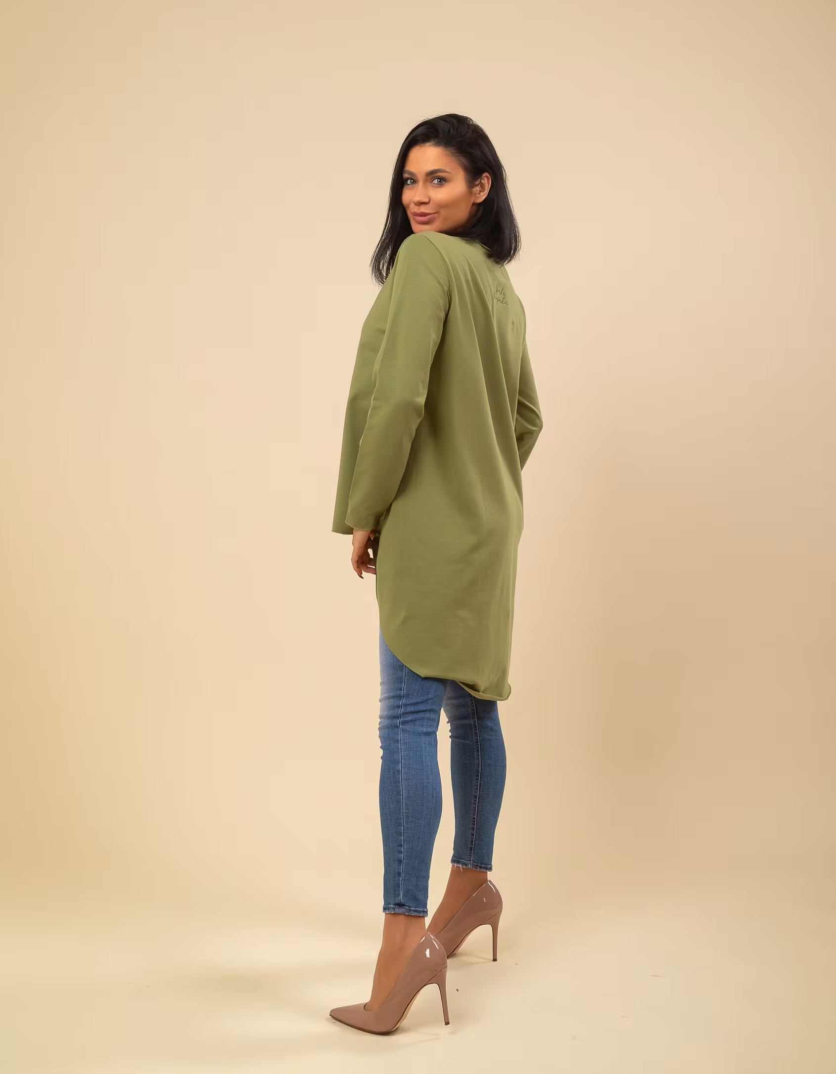 Tunika Opako Naopaka Mosstone