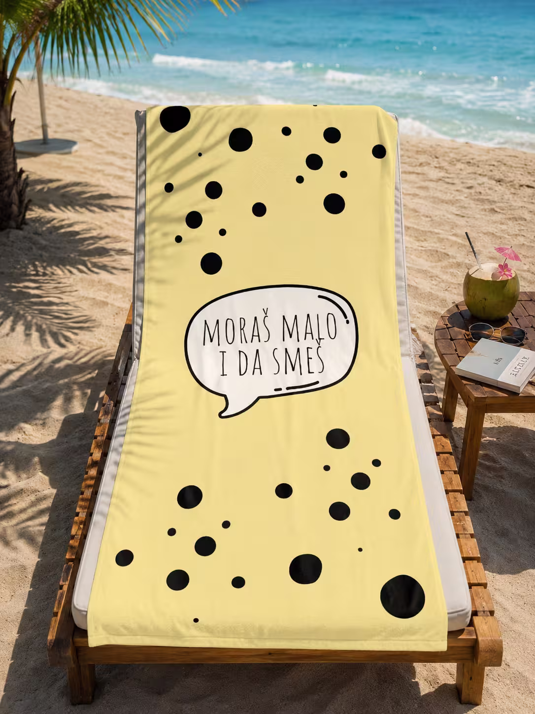 Peškir za plažu Moraš malo i da smeš