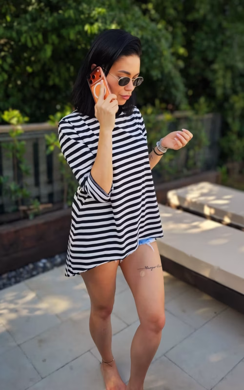 Tunika Crno bele pruge